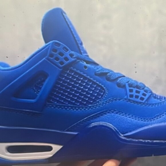 Custom  Brand New Men’s 4 Nigel Retro Royal “Smurf” Blue Size 12